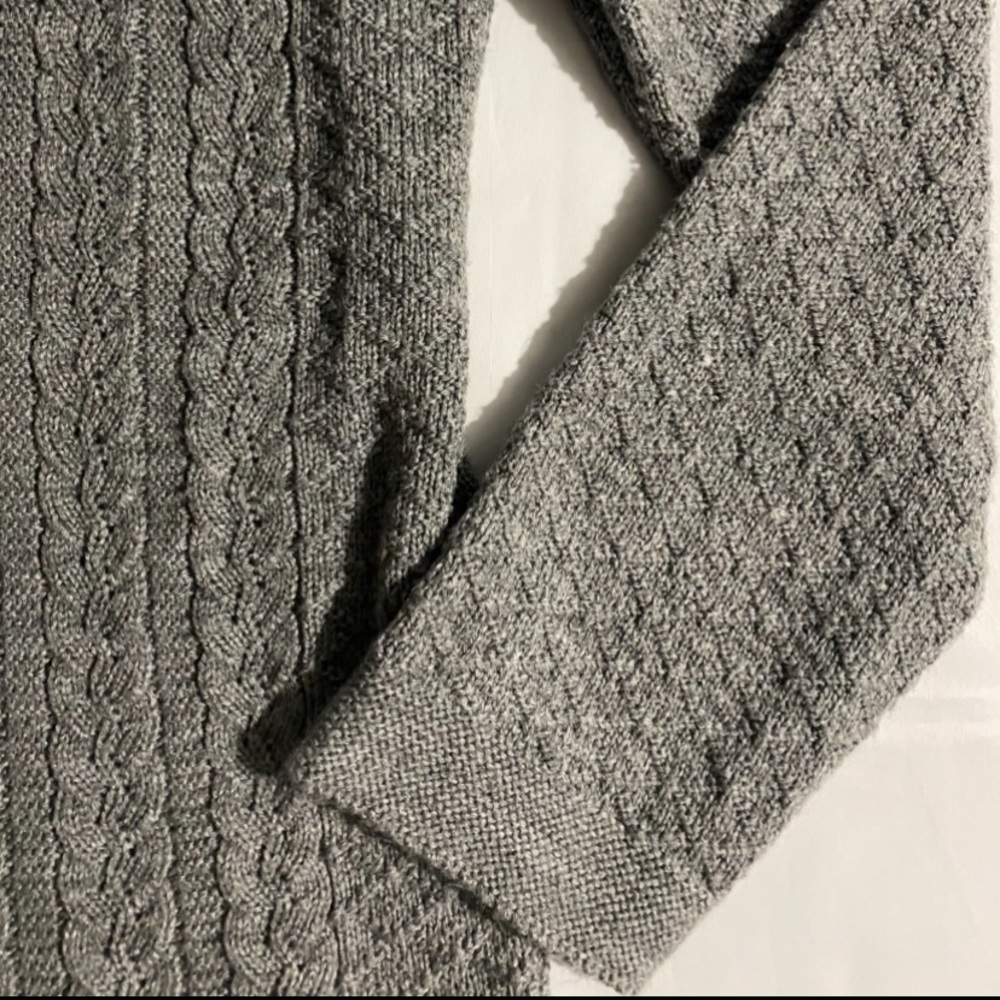 Vintage Cuddle Knit Cable Knit Sweater Cardigan View 5